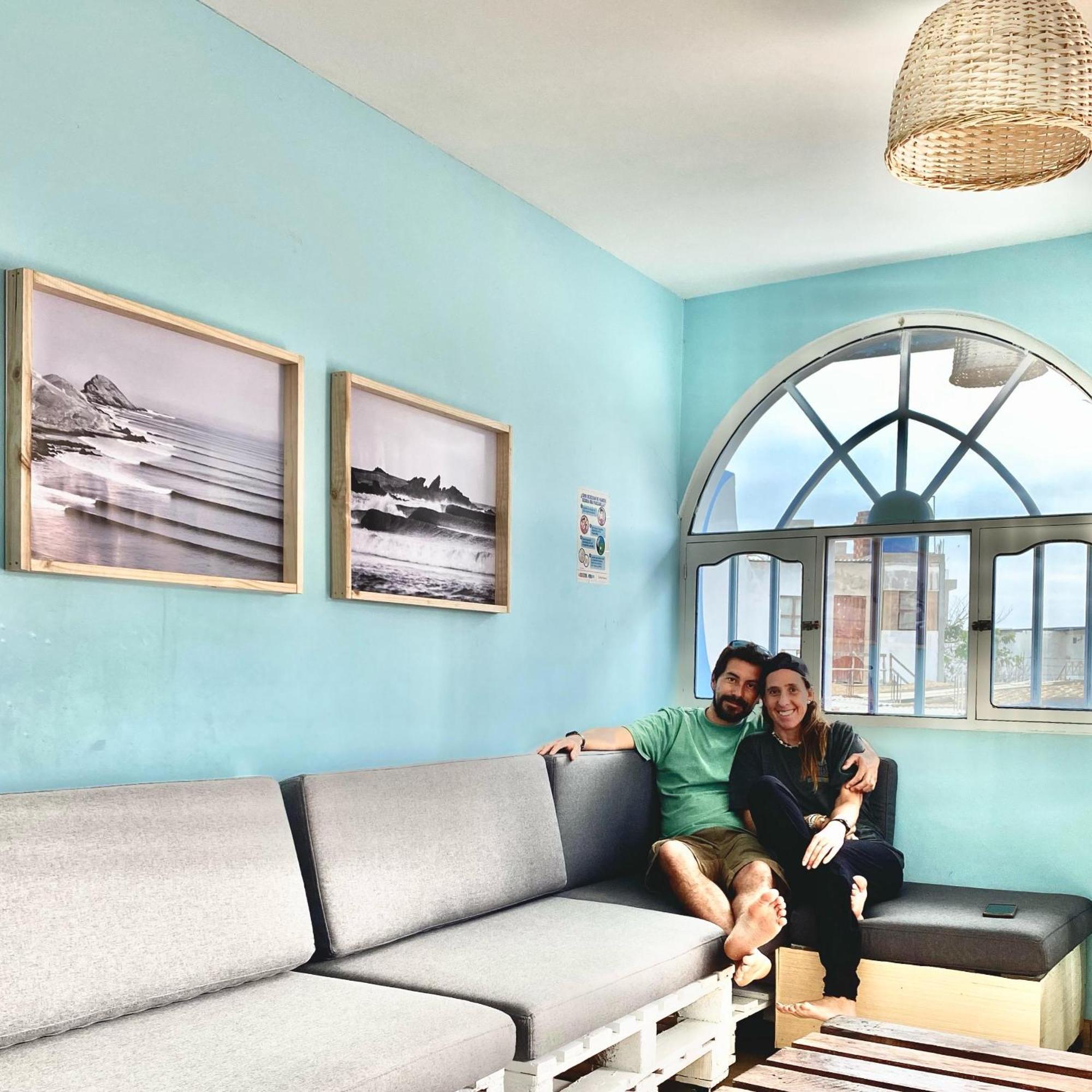 Hospedaje La Ola Azul Puerto Chicama Ngoại thất bức ảnh